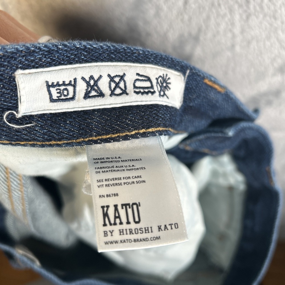 KTOA Men's Slim Straight Jeans - Blue - Picture 8 of 15